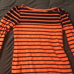 I am selling a nice black and orange long sleeve
